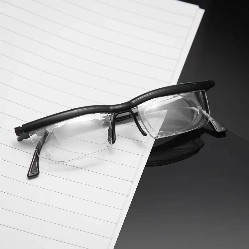 Wholesale focus magnification reading glasses adjustable lens correction glasses reading glasses