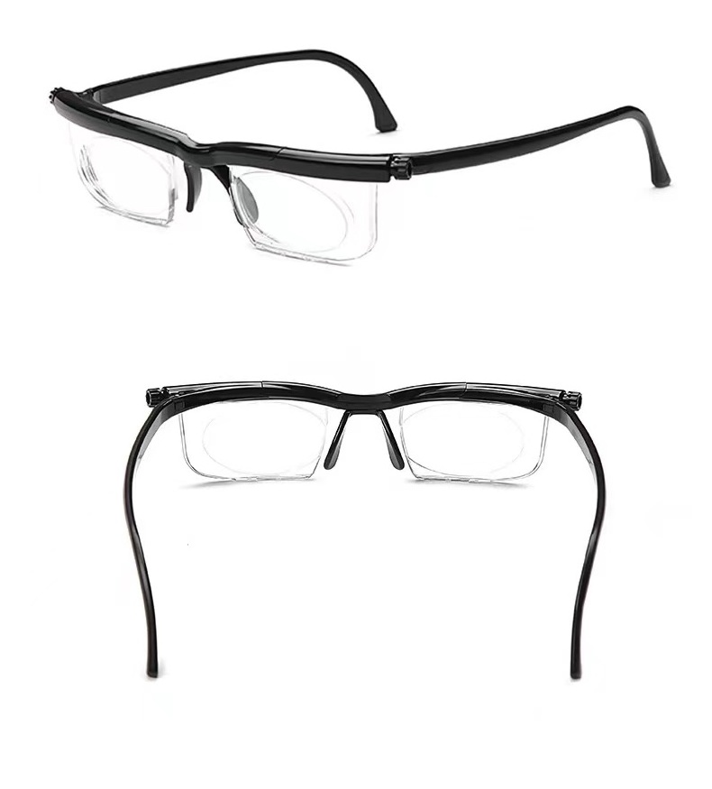 Wholesale focus magnification reading glasses adjustable lens correction glasses reading glasses