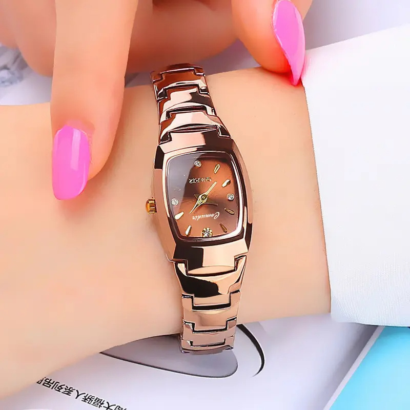 Luxury Crystal  Bracelet Watches Top Brand Fashion Diamond Ladies Quartz Watches Steel Female Wristwatch For Women