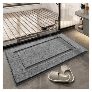 New microfiber bath mat Washable stain Resistant bath mat 40x60 antislip bathroom mat