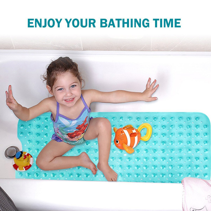 Hot Sale Non-Slip Bathtub Mat Bathroom Pvc Waterproof Shower Mat Rubber Bath Mat