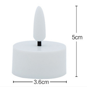 Factory hot sale 3D wick warm light bright Battery tea light Candles 6 hours timer flameless Tealight with Remote control