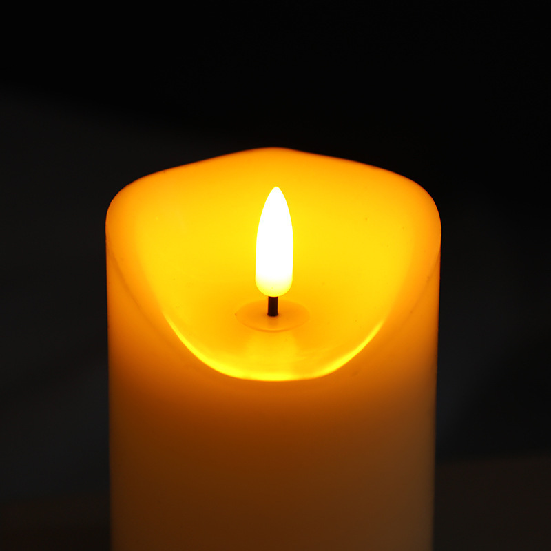 MZ wholesale flameless candles battery operated  Real Wax LED Flickering Candles with 10Key Remote Control and Timer