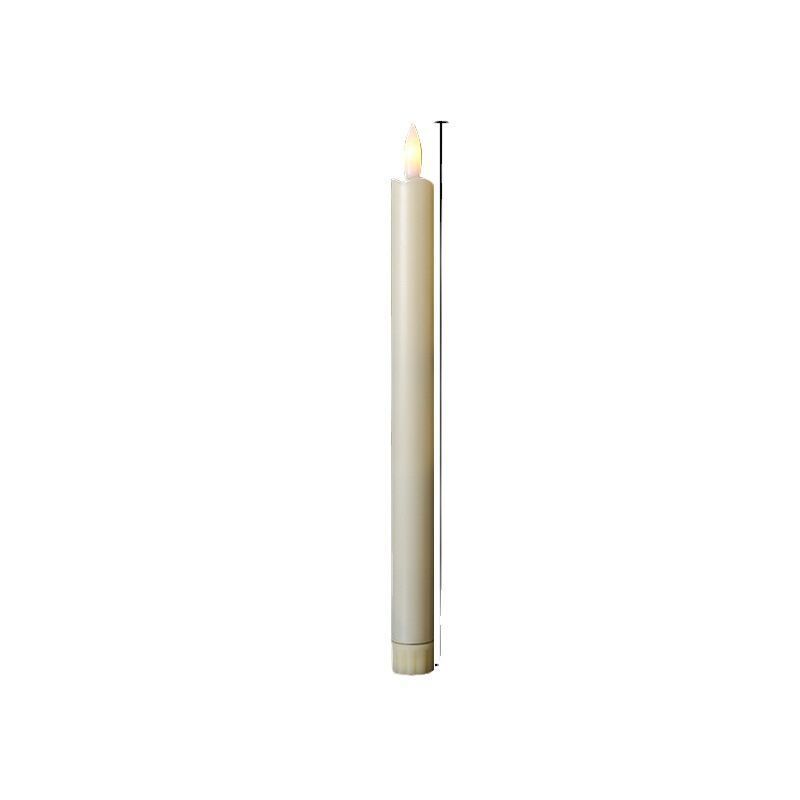 Long Plastic LED Candle Stick Pack Of 6 Flameless Led Candles With Remote Control 10-key Flameless battery operated Candles