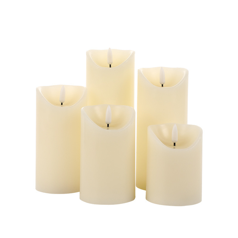 MZ wholesale flameless candles battery operated  Real Wax LED Flickering Candles with 10Key Remote Control and Timer