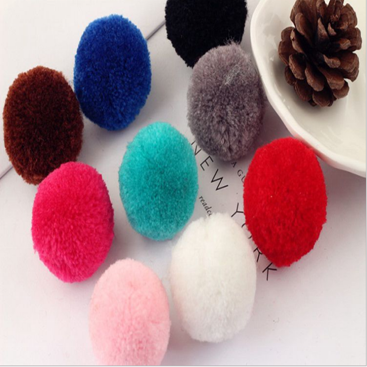 Wholesale Cute Pom poms DIY Craft Sparkle Glitter Pompom for Party Decoration