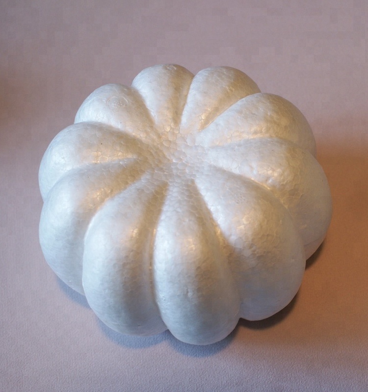 Halloween wholesale high quality white foam craft Halloween pumpkins