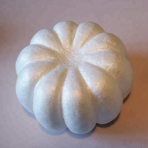 Halloween wholesale high quality white foam craft Halloween pumpkins