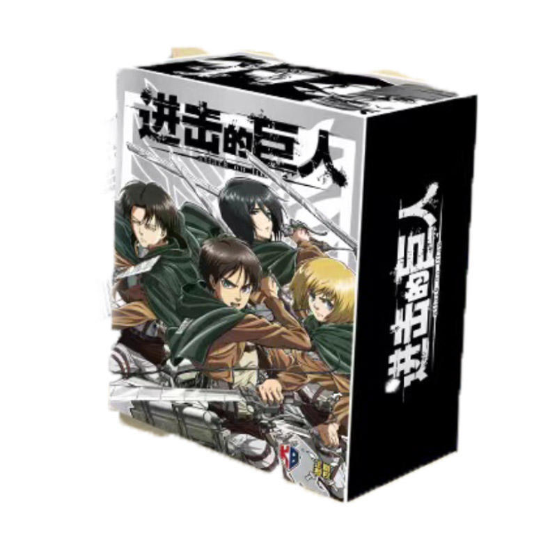 google japanese Anime Box Eren Yeager Collection TCG Playing Game rare Card Ackerman Attack on Titan cards