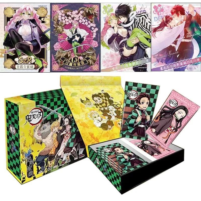 google japanese Anime Box hobby Collection TCG Playing Game rare Card Kimetsu No Yaiba Figures Demon Slayer cards