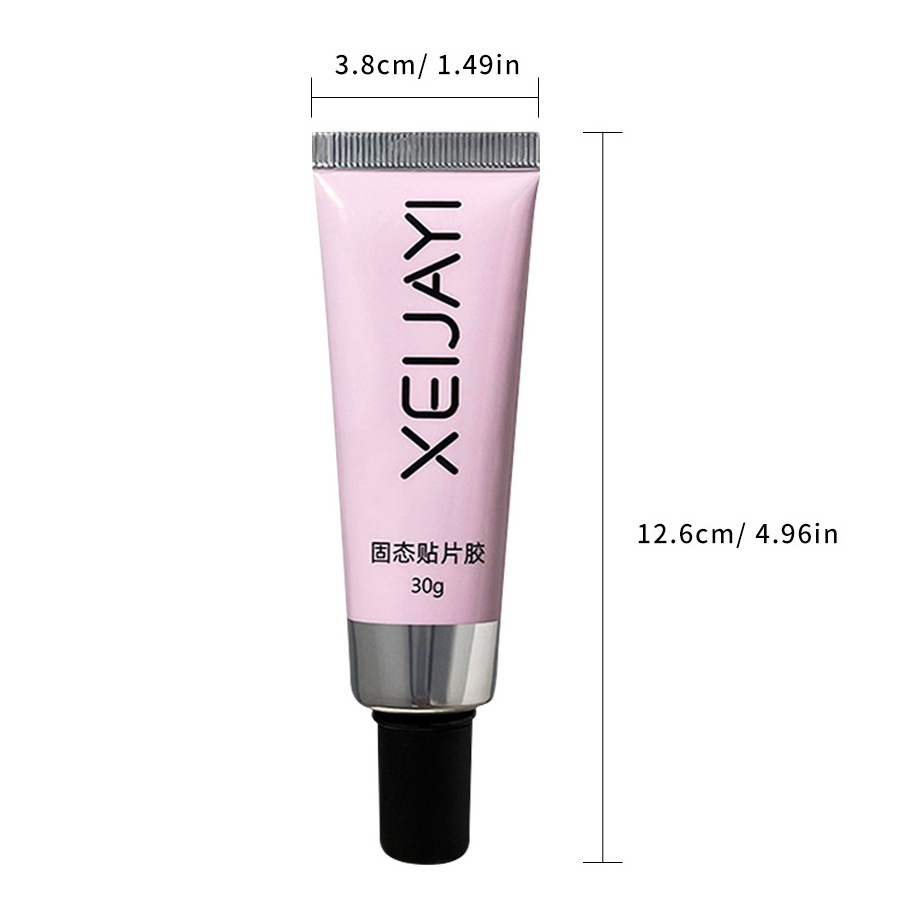 XEIJAYI New Upgraded Formula 30g Solid Nail Tips Gel Long Lasting Super Strong Adhesive Nail Glue Gel for Press on Nails