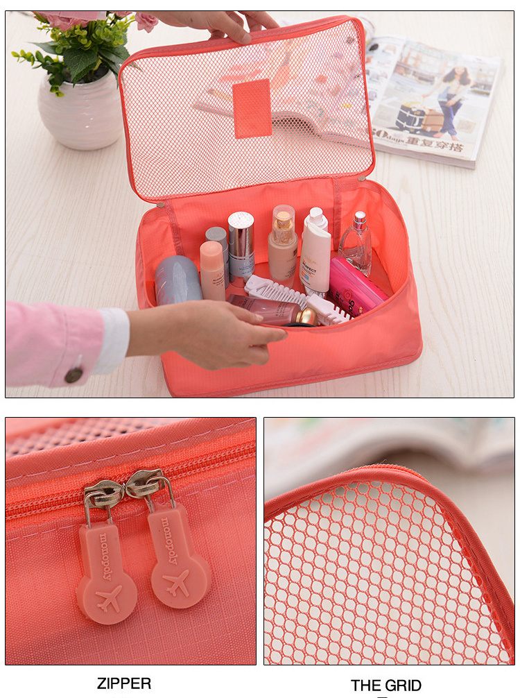 portable travel cosmetic organizer makeup storage bag ziplock storage bags for clothes organizer