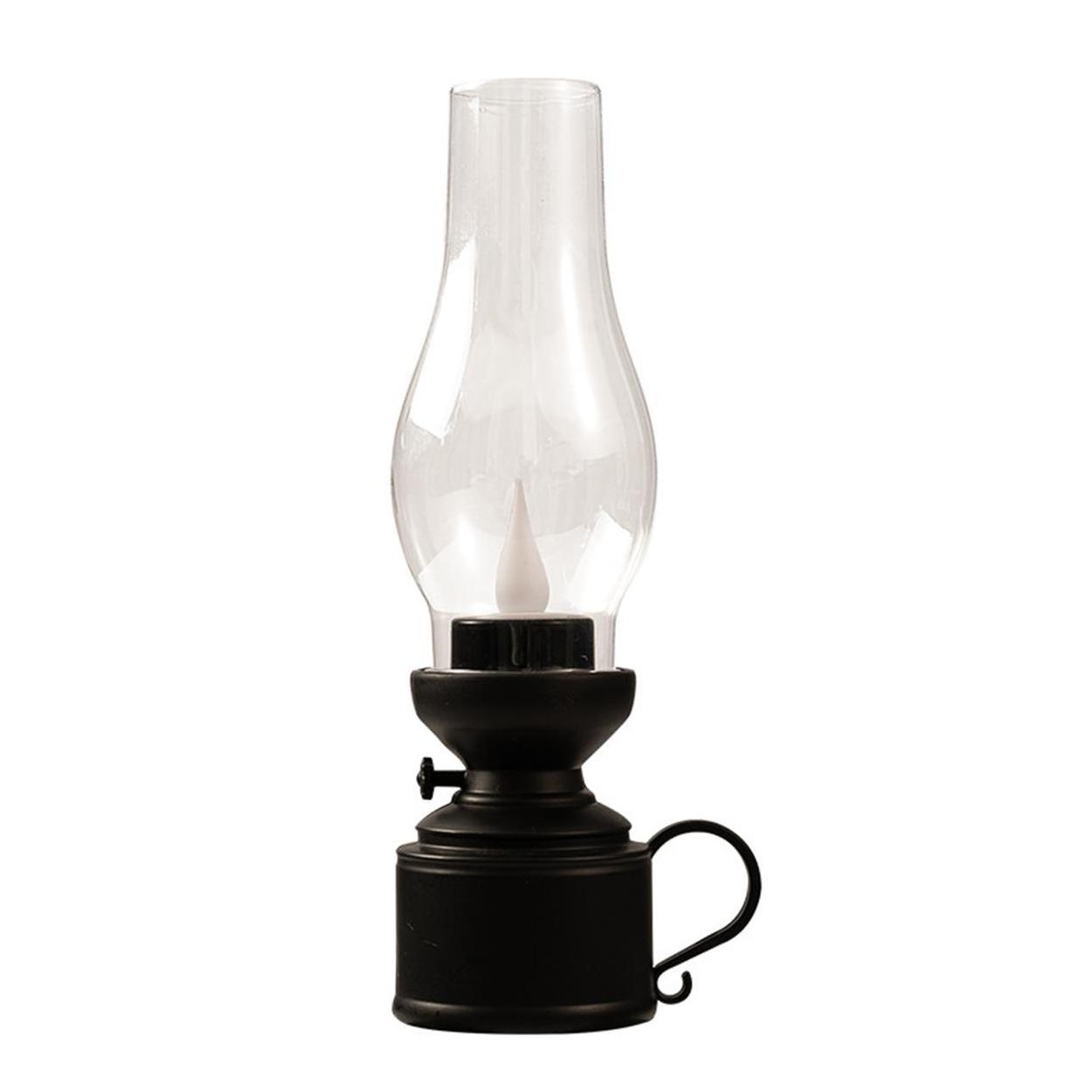 Retro simulation flame LED lantern Portable electronic kerosene lamp decoration led lantern battery operated