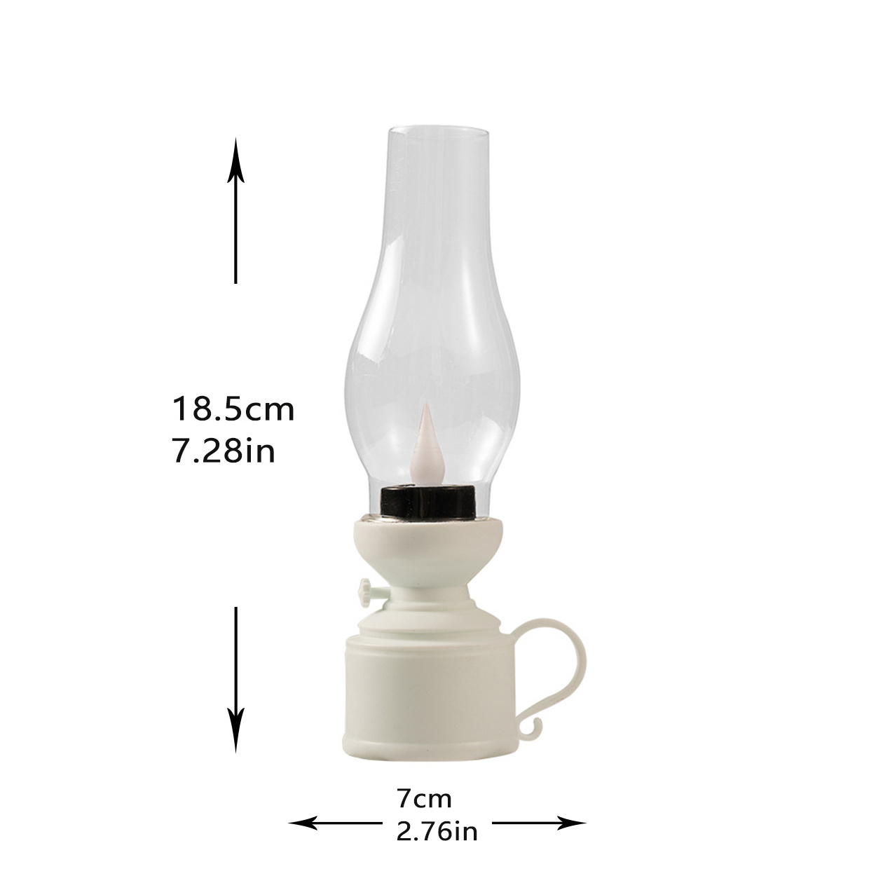 Retro simulation flame LED lantern Portable electronic kerosene lamp decoration led lantern battery operated