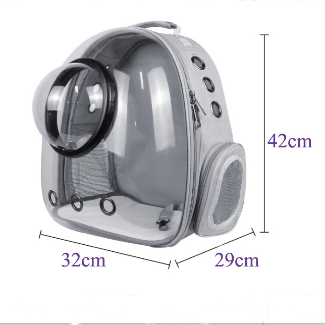 Cat dog Backpack Carrier Bubble Carrying Bag, Space Capsule Pet Carrier,Airline Approved  Clear bubble Travel Carrier