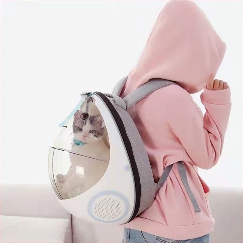 Multifunctional Furry Cat Carrier Backpack Pet Carrier Box Carrying Pet Carrier Bags For Cat Dog