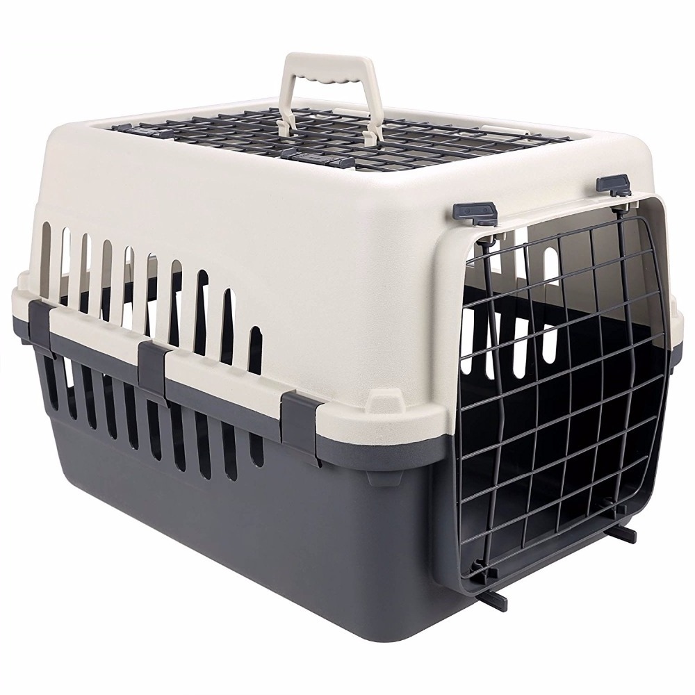 Small Two Doors Pet Carrier Kennel Portable Crate Cages cheap dog cat cages