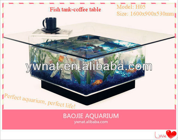 Fish tank-coffee table, coffee tank aquarium,make aquarium coffee table