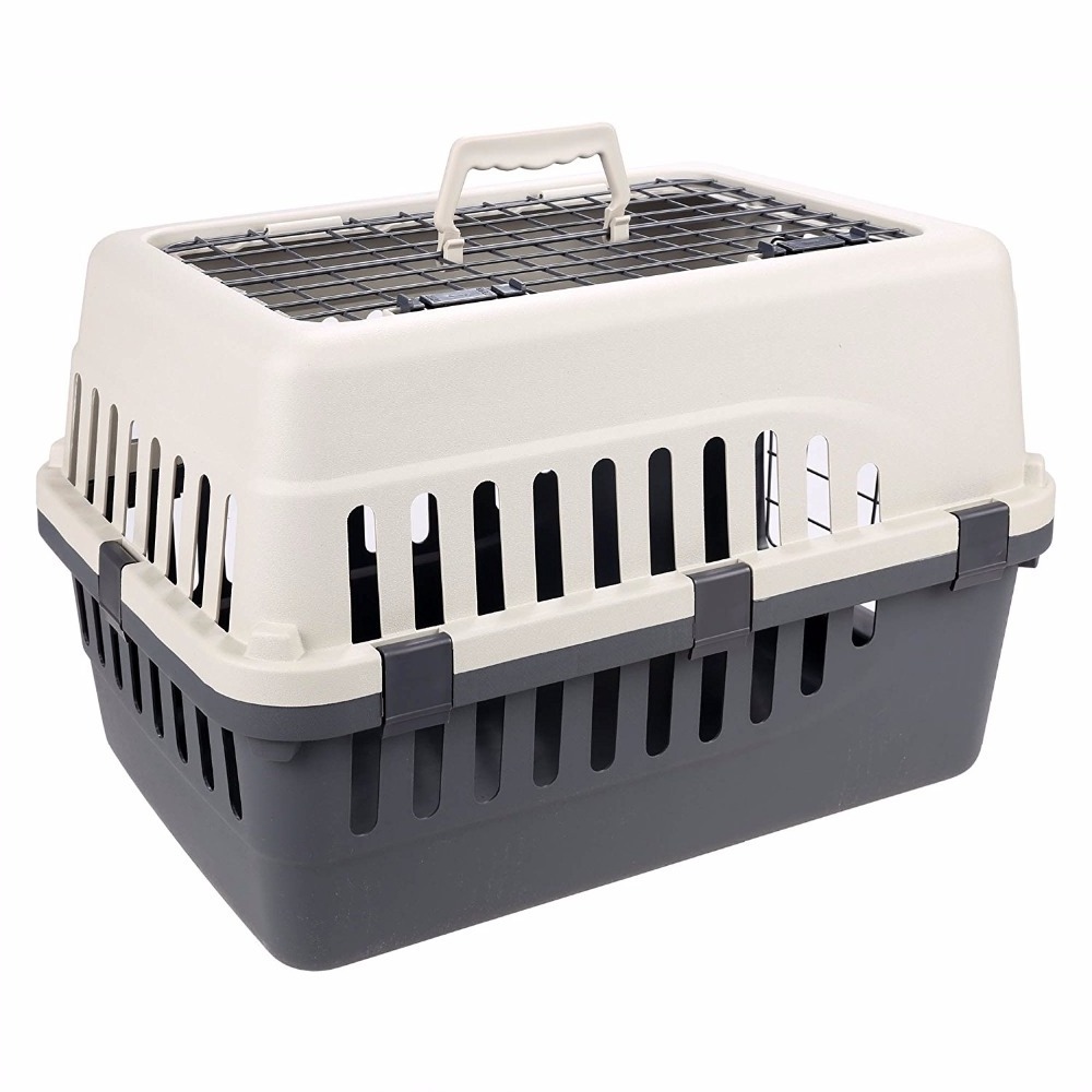 Small Two Doors Pet Carrier Kennel Portable Crate Cages cheap dog cat cages