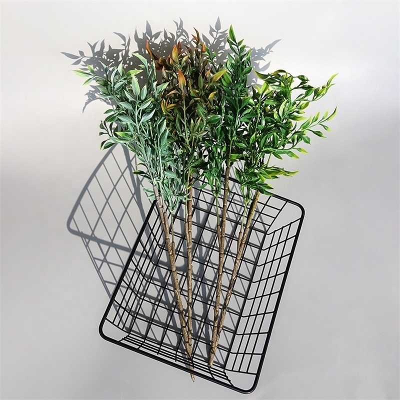 G5222 Best Sales Indoor Nantian Bamboo Small Green Leaf Office Desk Decoration Artificial Plant