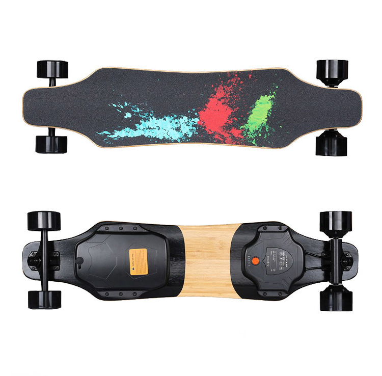 40kmh Electric Skateboard for Adult 42V 5000mAh Remote Control e Longboard 6 Layers Maple 2 Layers Bamboo Electric Skate Board