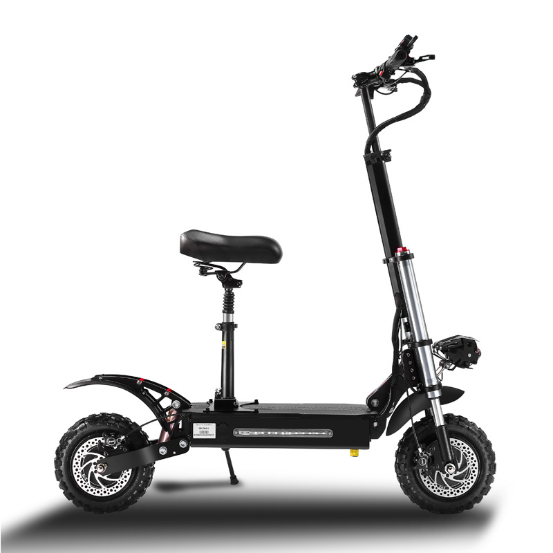 Boyueda 5600watt 60v 38ah Dual Motor Escooter Fat Tire Fast Electric Folding Scooter Scooters