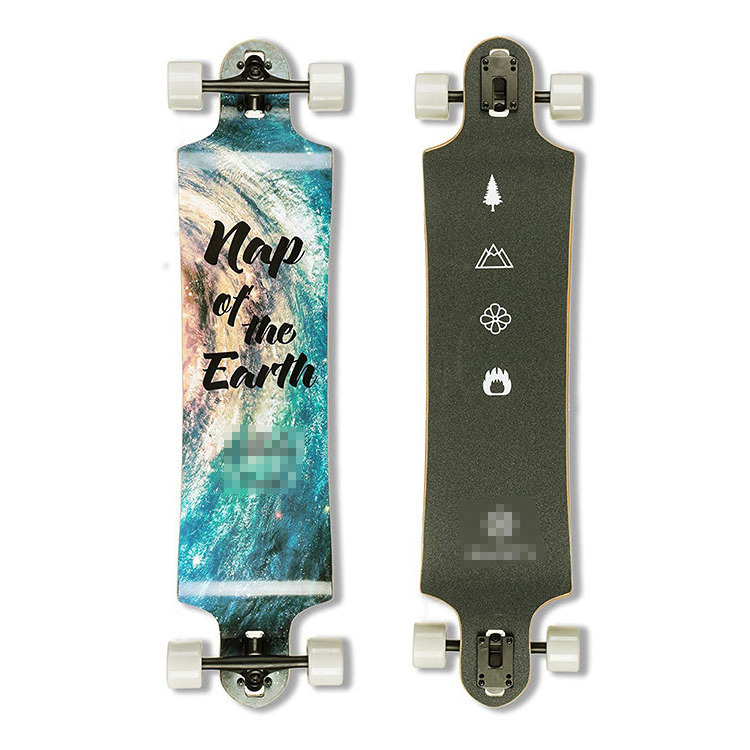 High Quality Freestyle Drop Deck Downhill Maple Wood Longboard