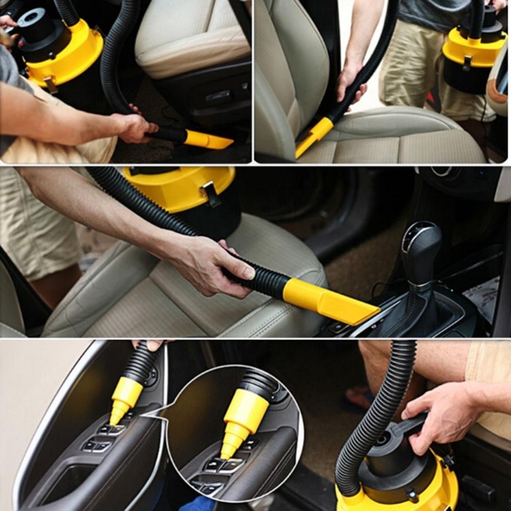 12V New Portable Vacuum Car Cleaner 2020 Wet Dry Dual-use Super Suction Handheld Mini Vacuum Cleaner 4 in 1 For Car Van RV Boat