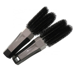 Car Vehicle Wheel Tire Rim Scrub Brush Washing Hub Handle Cleaning Tool Cleaner Fits Car 3 Strands Twisted  Car cleaning tools