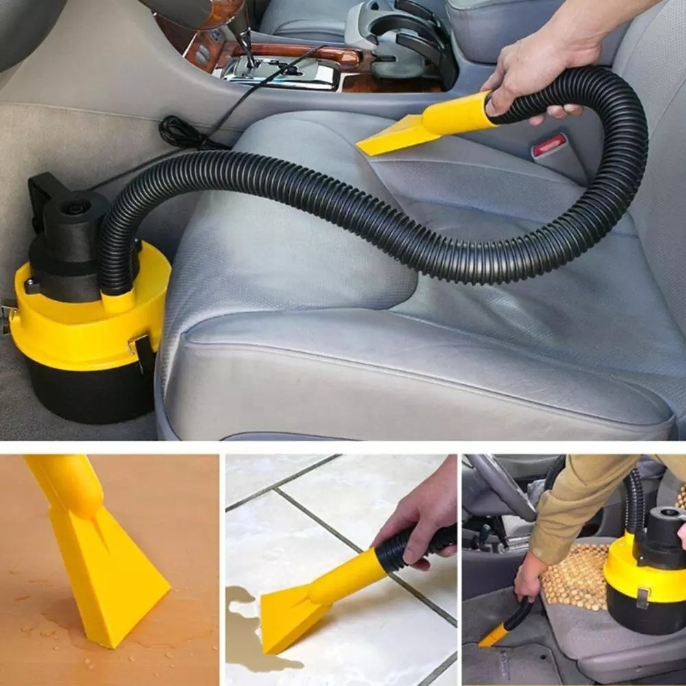 12V New Portable Vacuum Car Cleaner 2020 Wet Dry Dual-use Super Suction Handheld Mini Vacuum Cleaner 4 in 1 For Car Van RV Boat