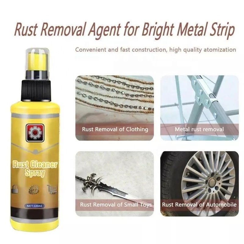 Multipurpose Rust Cleaner Spray Derusting Spray Car Maintenance Cleaning Anti-Rust liquid Rust Remover Metal Polish