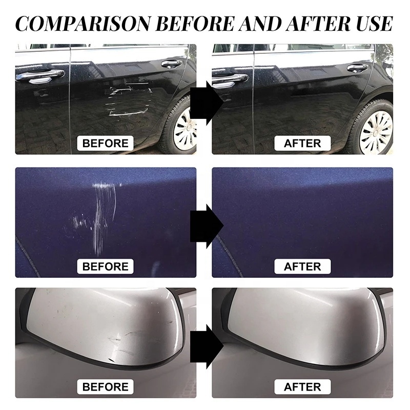 Car Scratch Repair Liquid Remove Stain Scratch Repair Agent No Trace Car Polish Cleaning Tool Liquid Scratch Repair Wax