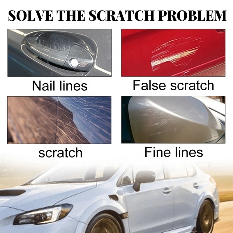 Car Scratch Repair Liquid Remove Stain Scratch Repair Agent No Trace Car Polish Cleaning Tool Liquid Scratch Repair Wax