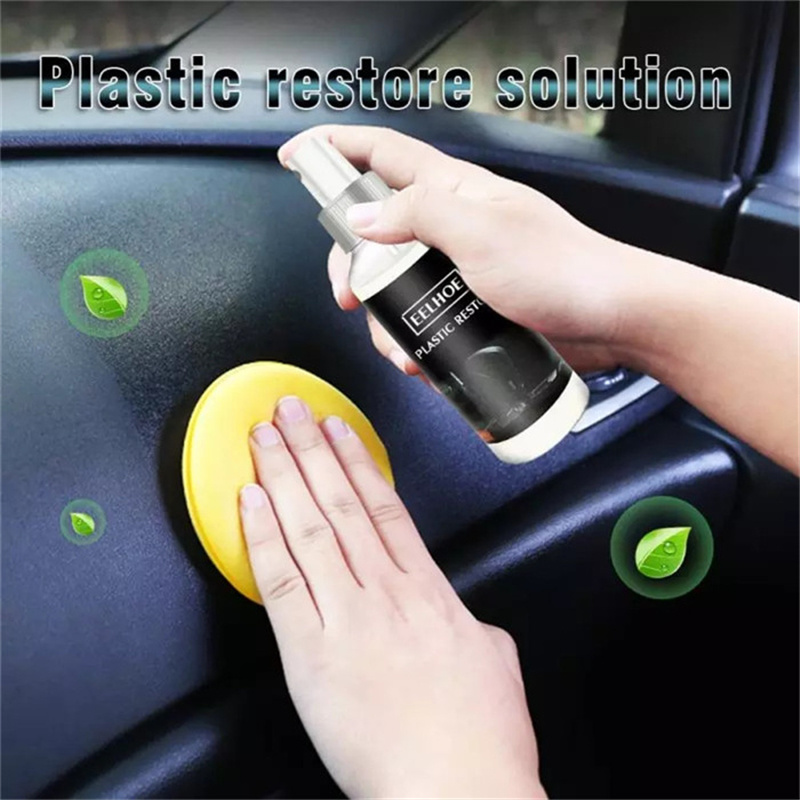 30ml Plastic Parts Retreading Agent Car Interior Leather Maintenance Cleaner Refurbisher Agent Car Leather Care Remove