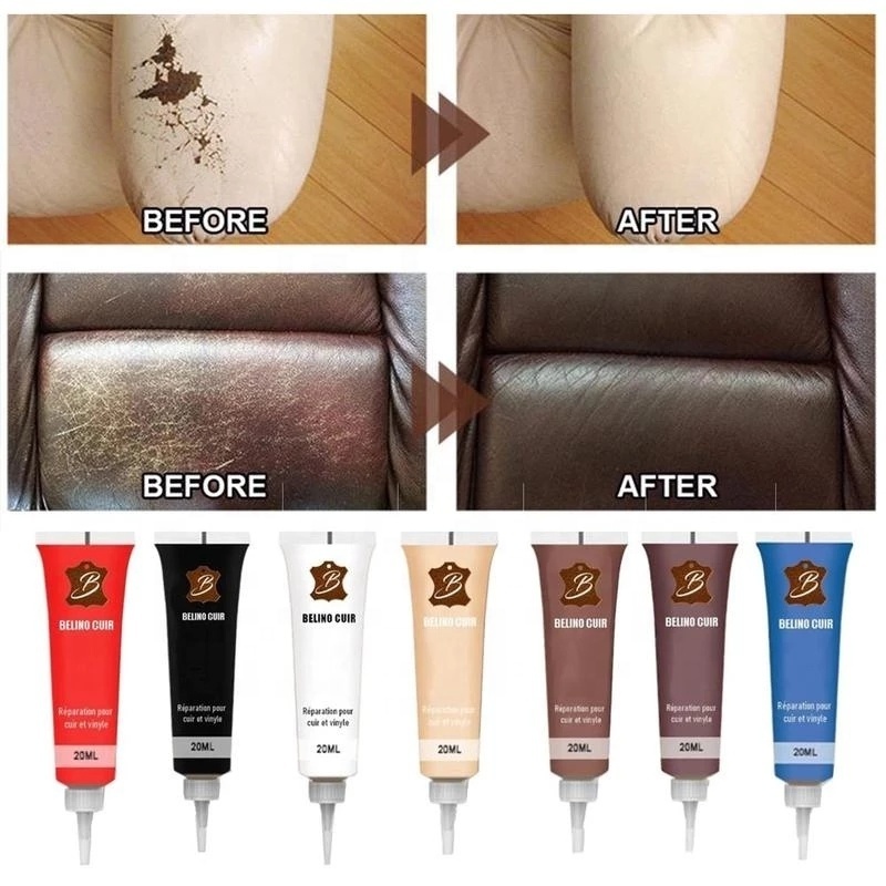 Car Seat Leather Repair Gel Complementary Repair Refurbishing Cream Paste Advanced Leather Cleaner car leather seat repair Kit