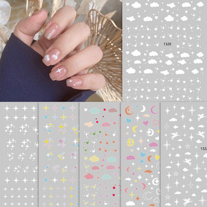 TSZS Cloud Star Moon Heart Nail Art Self-Adhesive Decals Stickers Decorations Accessories