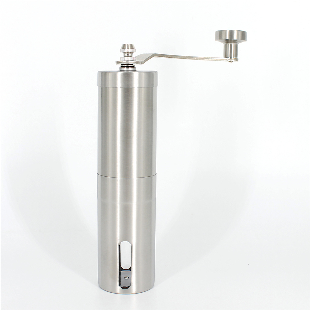 manual hand crank stainless steel coffee grinder