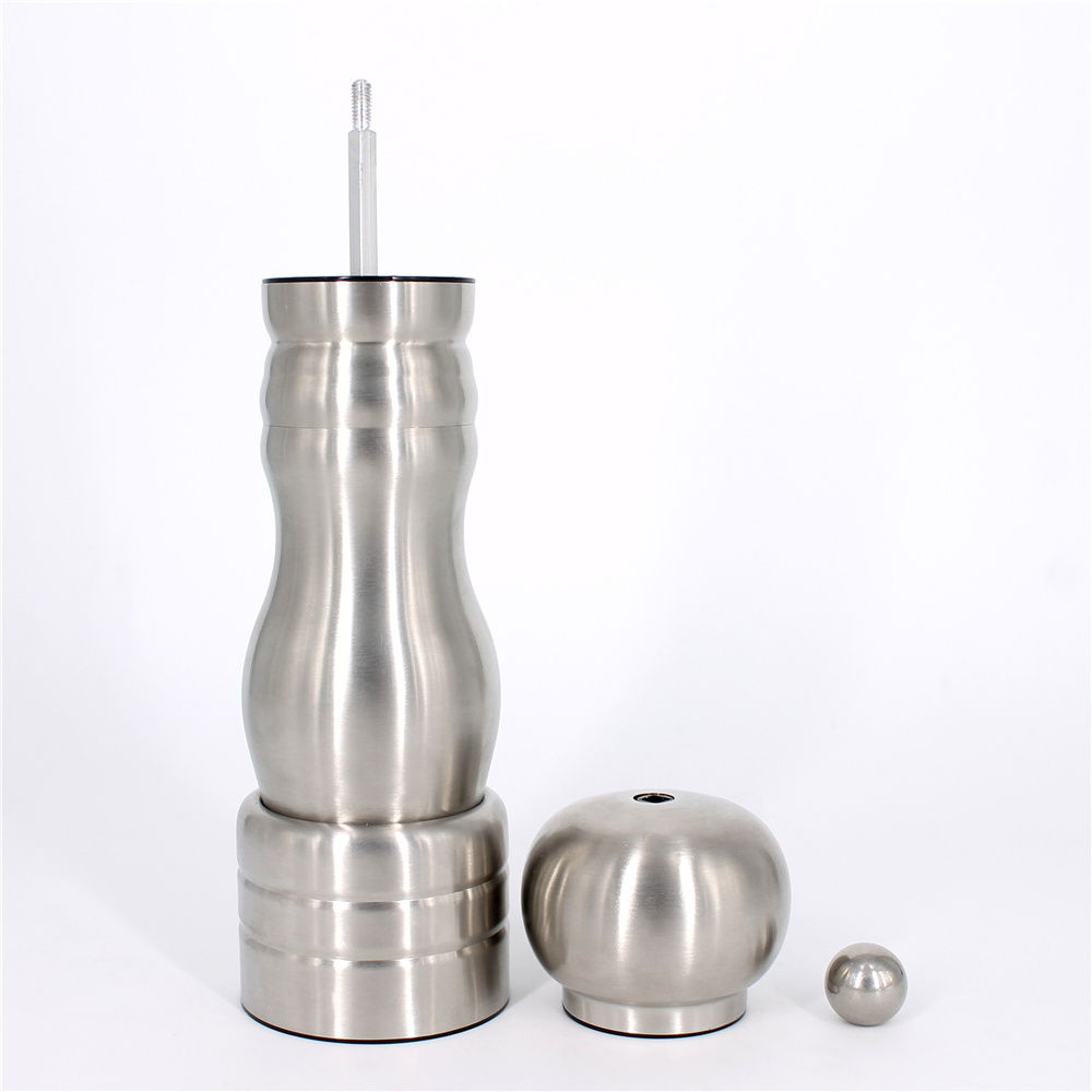 hot sell premium quality manual salt and pepper mill pepper grinder with ceramic burr spice mill stainless steel body