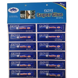 12pcs Single blister Super Glue For Wood Plastic Ceramics Rubber Metal