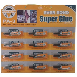 Hight Quality Strong Super Glue 12pcs Aluminum Tube 3g