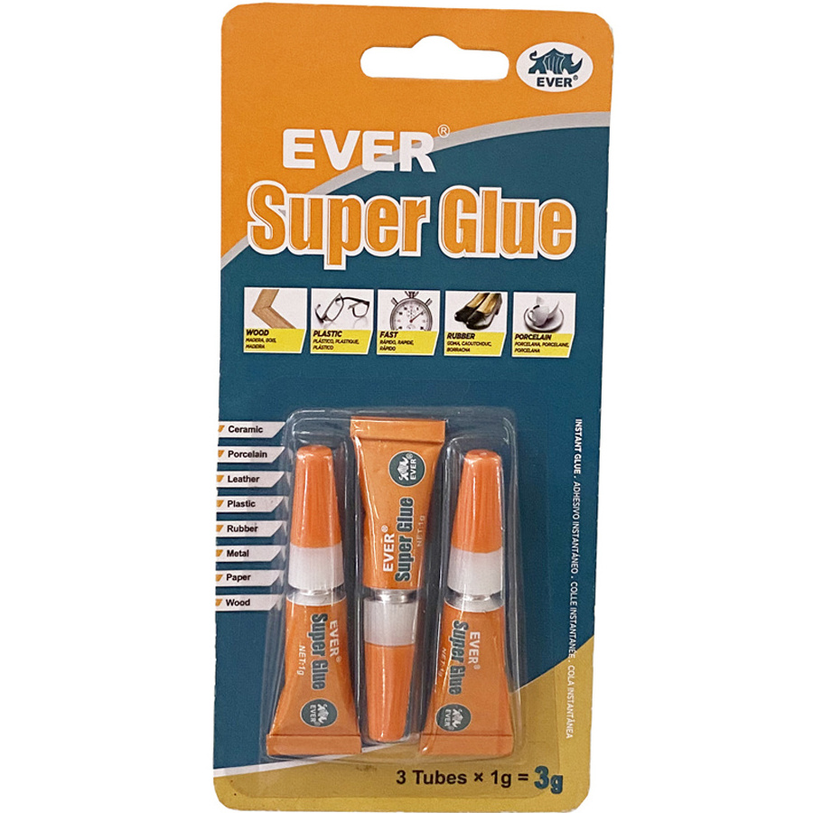 Super Glue Gel 1gram 3 tube Cyanoacrylate Gel CA glue