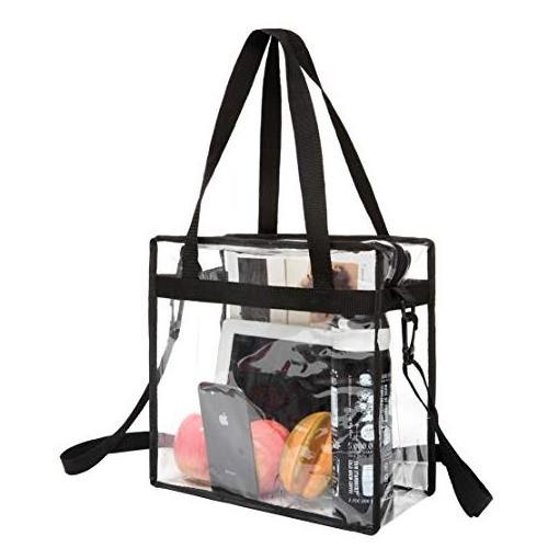 Custom  plastic transparent  bags vinyl   tote bags  beach  clear pvc crossbody stadium bag