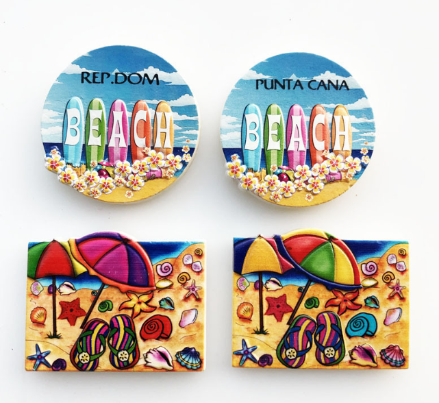 Dominican refrigerator magnet creative ocean style tourist attraction souvenirs