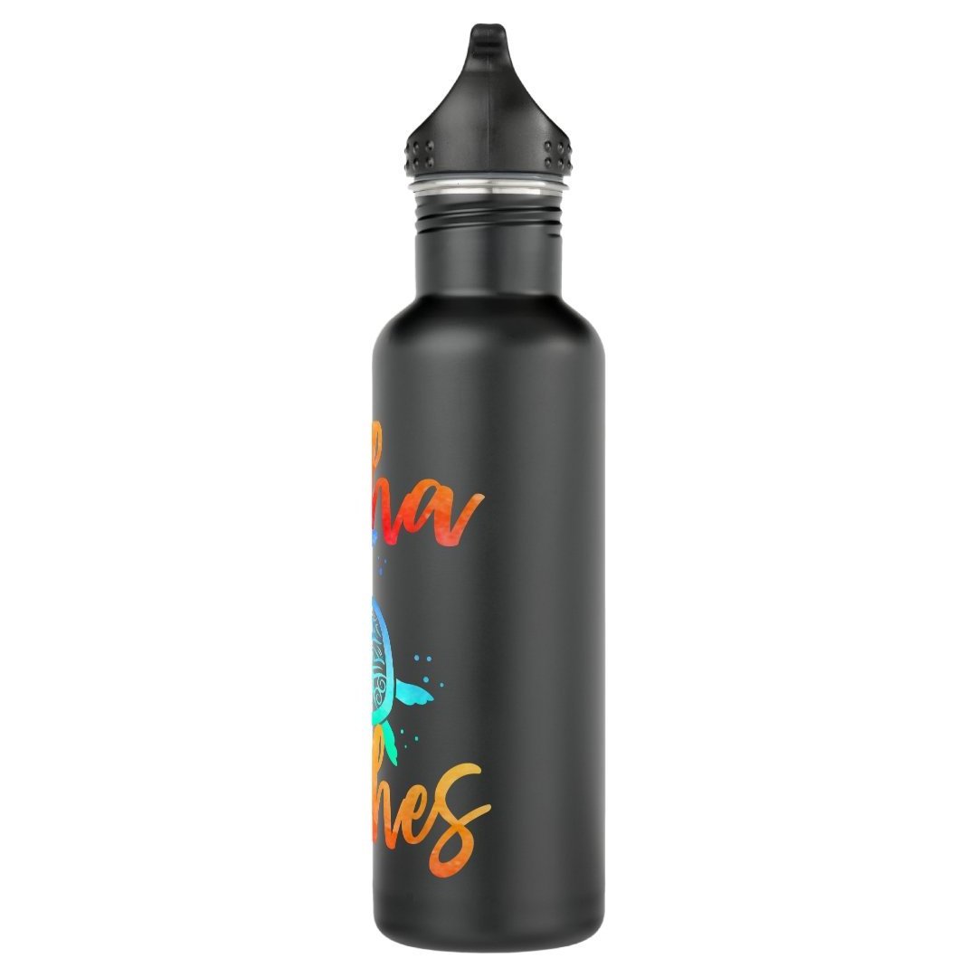 24oz Hawaiian Sea Stainless Steel Water Bottle Canteen Great For Hiking & Biking