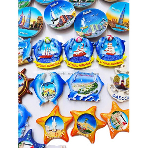 3D Wholesale Beach Souvenir Fridge Magnets Tourism Souvenirs