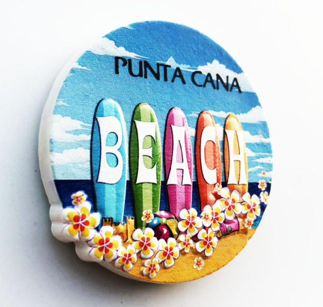 Dominican refrigerator magnet creative ocean style tourist attraction souvenirs