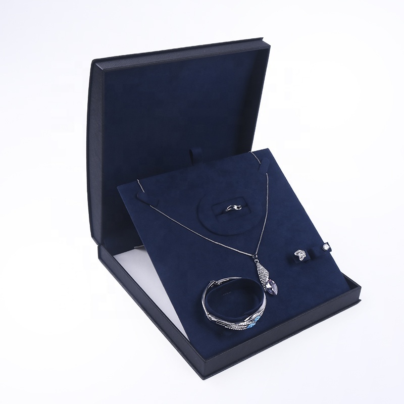 Wedding Fashion Jewelry Set Gift Packaging Boxes for Ring Earring Necklace