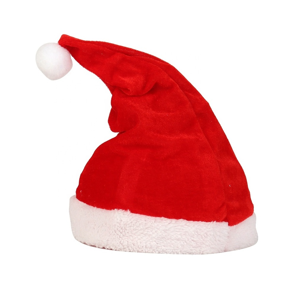 Electric Christmas Hats New Singing and Dancing Electric Santa Hat Plush Funny Swing Moving Santa Hat