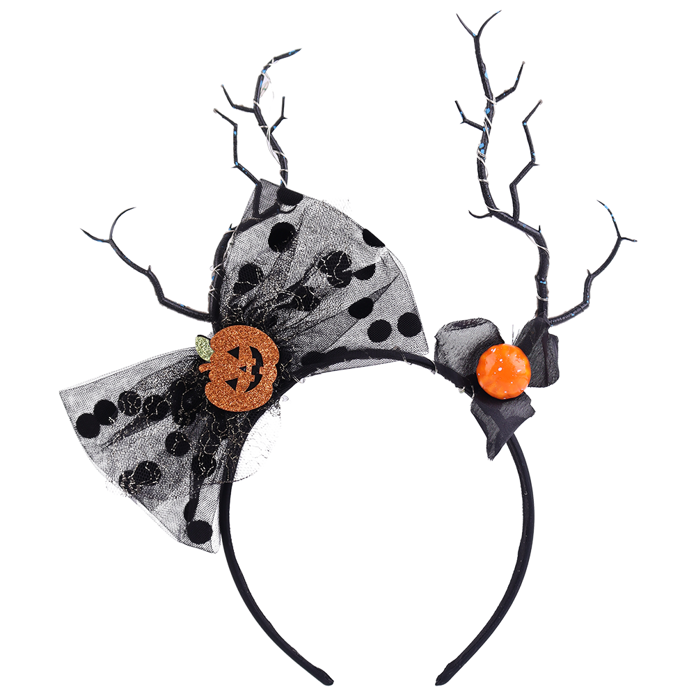 Pafu Halloween Hair Accessories Light Up Headband Halloween Headbands Scary Witch Hat Headband Halloween  Decor