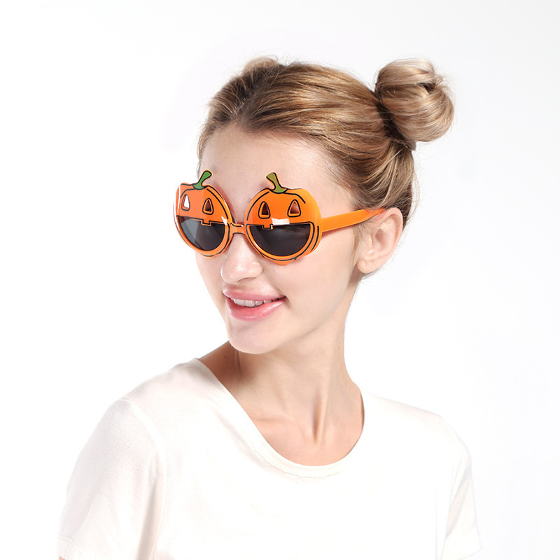 Halloween Ghost Masquerade Party Glasses Spider Eyeball Pumpkin Funny Bone Sunglasses Photo Props